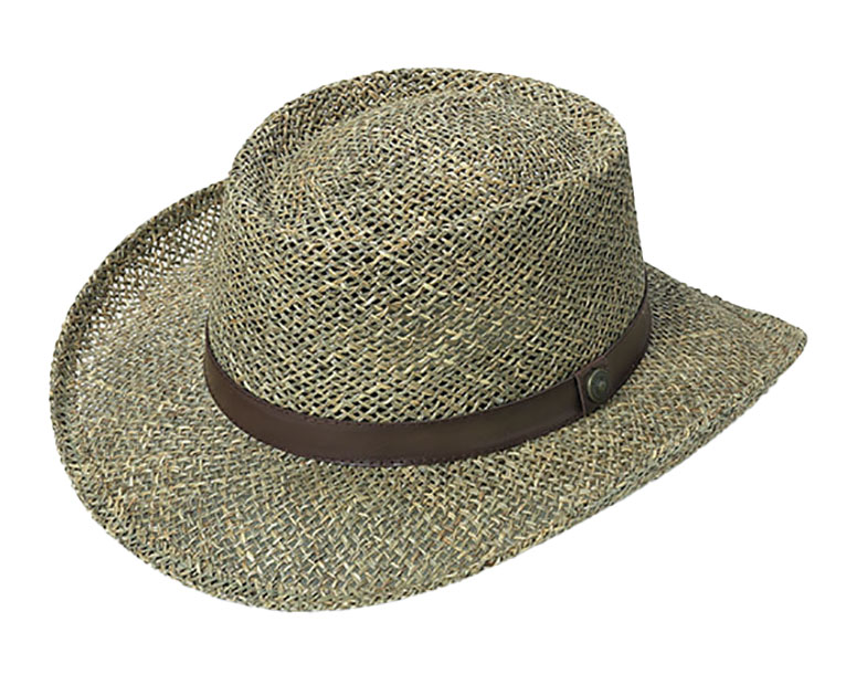 Riverboat Twisted Seagrass Gambler - Summer Straw Hats